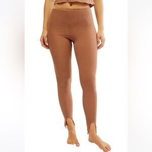 Free People Intimately Lux Life High Waist Rib Leggings